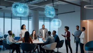 digital tools hr technology ai artificial intelligence team meeting management hybrid