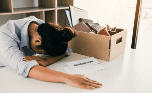 resignation and leaving a job position